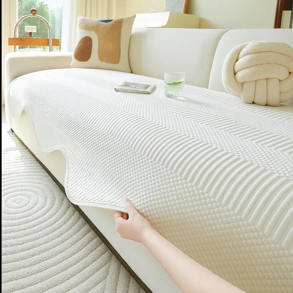 Comprar capa de sofá antiderrapante seda gelada refrescante tecnologia cooling 2 3 lugares barato promoção frete grátis