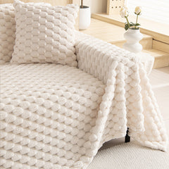 Capa de Sofá Antiderrapante Conforto Premium Bubble | Zen - Capa de Sofá Antiderrapante Conforto Premium Bubble | Zen - Off White / 180 x130 cm - Polideia