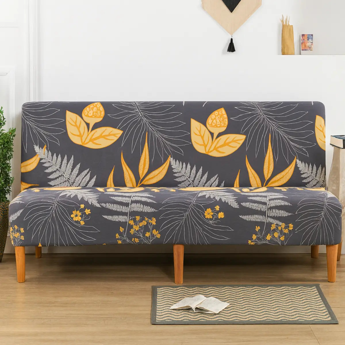 Capa para sofá cama malha premium renovação visual instantânea 2 e 3 lugares transformação decorativa