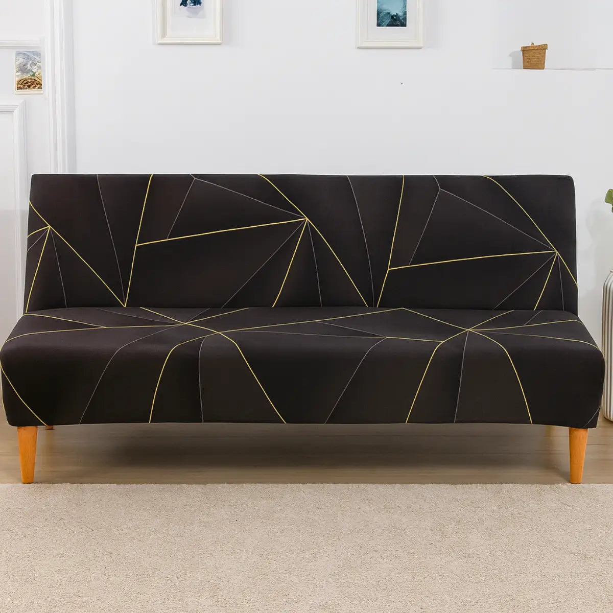 Capa para sofá cama malha premium renovação visual instantânea 2 e 3 lugares transformação decorativa