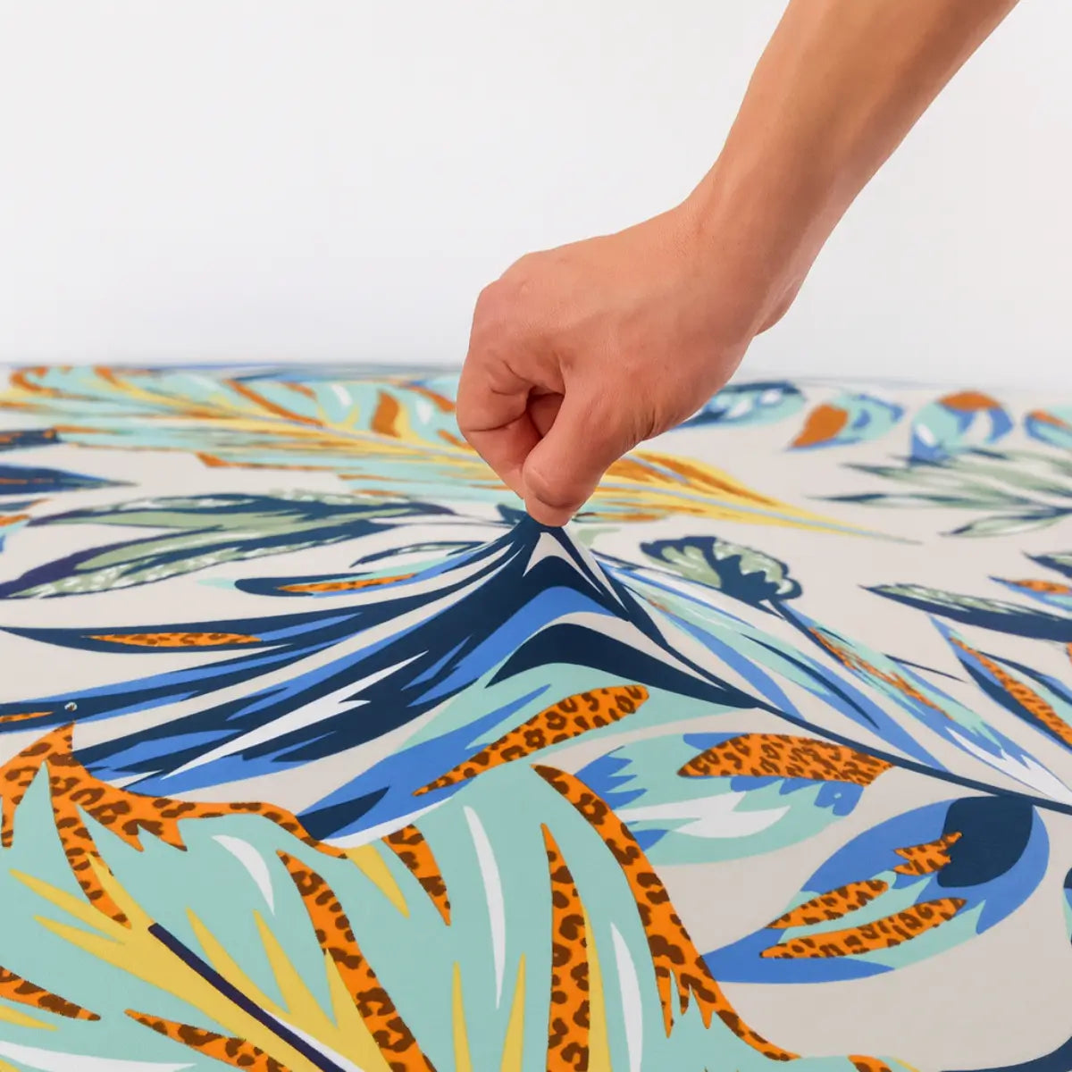 Comprar Capa de Sofá Elástica Universal Floral Ajustável para 2 3 4 lugares proteção decorativa barata