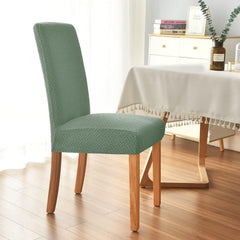 Capas de Cadeiras Polideia: Design sofisticado, material premium. Proteção e elegância para sua sala de jantar. Descubra o luxo acessível