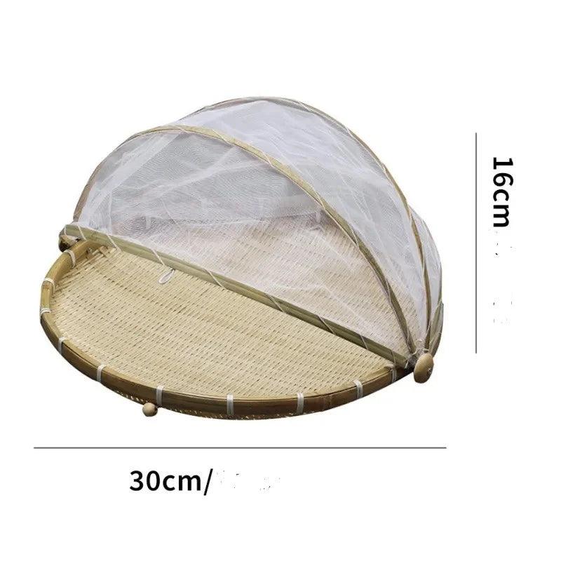 Explore a versatilidade do Cesto de Bambu: elegante, leve e perfeito para piqueniques ao ar livre e armazenamento de alimentos frescos
