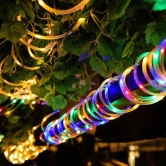 Cordão de Luz LED Solar Impermeável - Decoração Mágica para o Jardim. Saiba Mais!