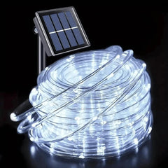 Cordão de Luz LED Solar Impermeável - Decoração Mágica para o Jardim. Saiba Mais!
