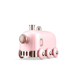 Difusor Aromaterapia Trem a Vapor em miniatura, design vintage, capacidade de 300 ml, ideal para relaxamento e decoração sofisticada.