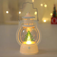 Comprar enfeite natal LED luminária lanterna decorativa mesa papai noel boneco neve árvore natal barato frete grátis POLIDEIA