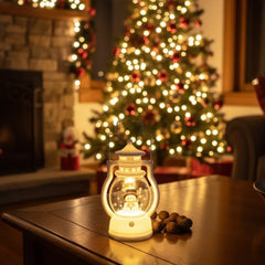 Enfeite Natal LED Luminária Lanterna Decorativa Mesa - Polideia