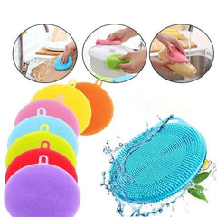 Esponja de Silicone Multifuncional - Limpeza Eficiente, Secagem Rápida, Versatilidade para sua Rotina. Adquira Agora!