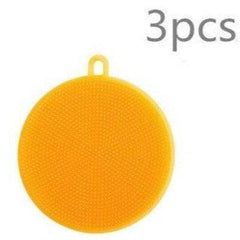 Esponja de Silicone Multifuncional - Limpeza Eficiente, Secagem Rápida, Versatilidade para sua Rotina. Adquira Agora!