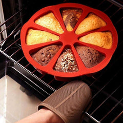 Descubra a praticidade da Forma de Bolo em Fatias Silicone - seguro, reutilizável e perfeito para suas receitas favoritas.