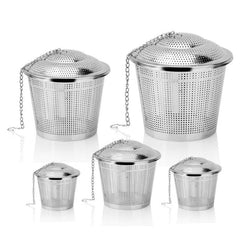 Infusor de Chá em Aço Inoxidável com Corrente - Infusão Perfeita e Sustentável

