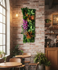 Jardim Vertical Artificial Painel 40x120cm Decorativo | Less