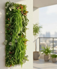 Jardim Vertical Artificial Painel 40x120cm Decorativo | Less