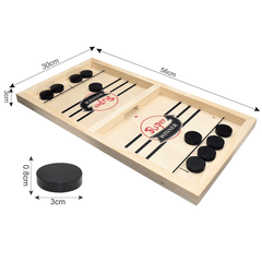 Jogo Tabuleiro de Botão com Estilingue - Polideia