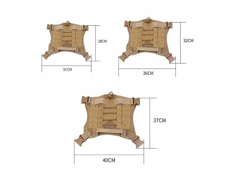 Explore o mundo com seu cão com o Kit Peitoral Cachorro Tático. Durabilidade e conforto em cada aventura
