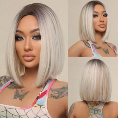 Polideia comprar Lace Cabelo Chanel Liso Curto barato lace wig preço