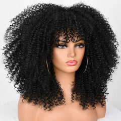compre Lace Cacheada Cabelo Curto Afro barato preço peruca cacheada barato peruca cabelo humano