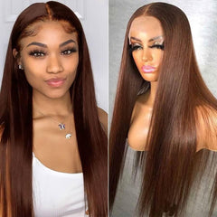 Lace Front 100% Cabelo Humano Longo Liso - Polideia
