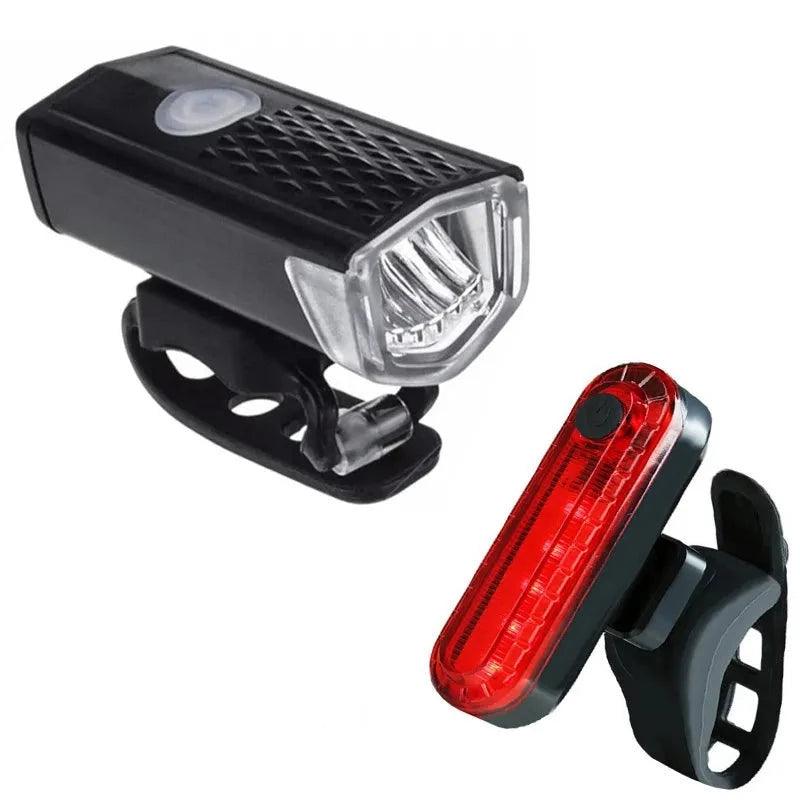 Lanterna para Bike Recarregável Impermeável LED