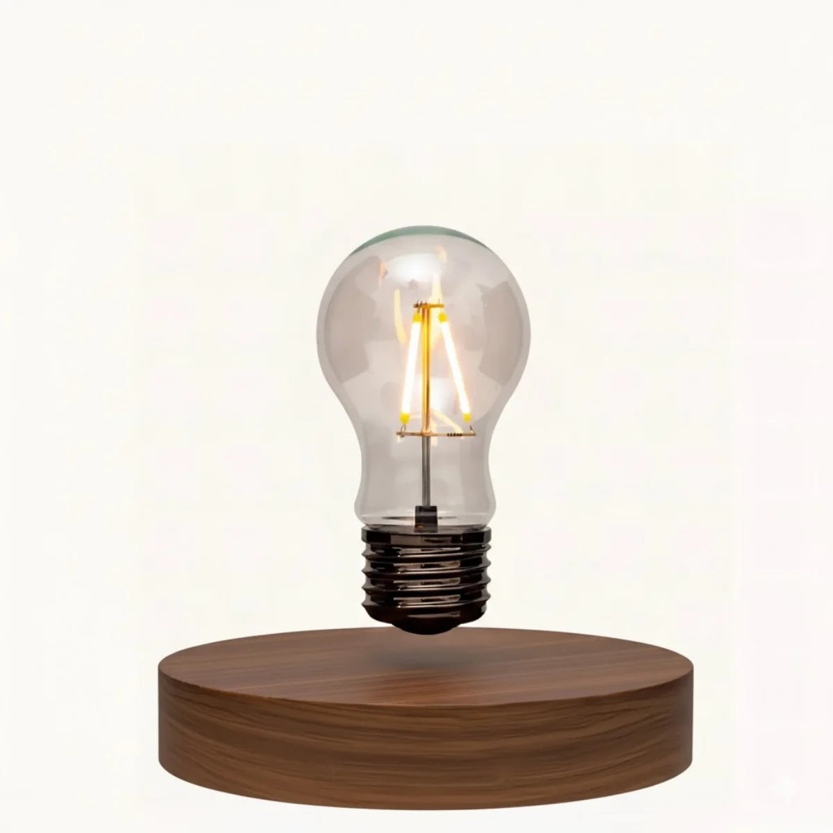 Comprar luminária 3d levitação magnética flutuante bola led redonda rotação 360 touch madeira decorativa barato em promoção