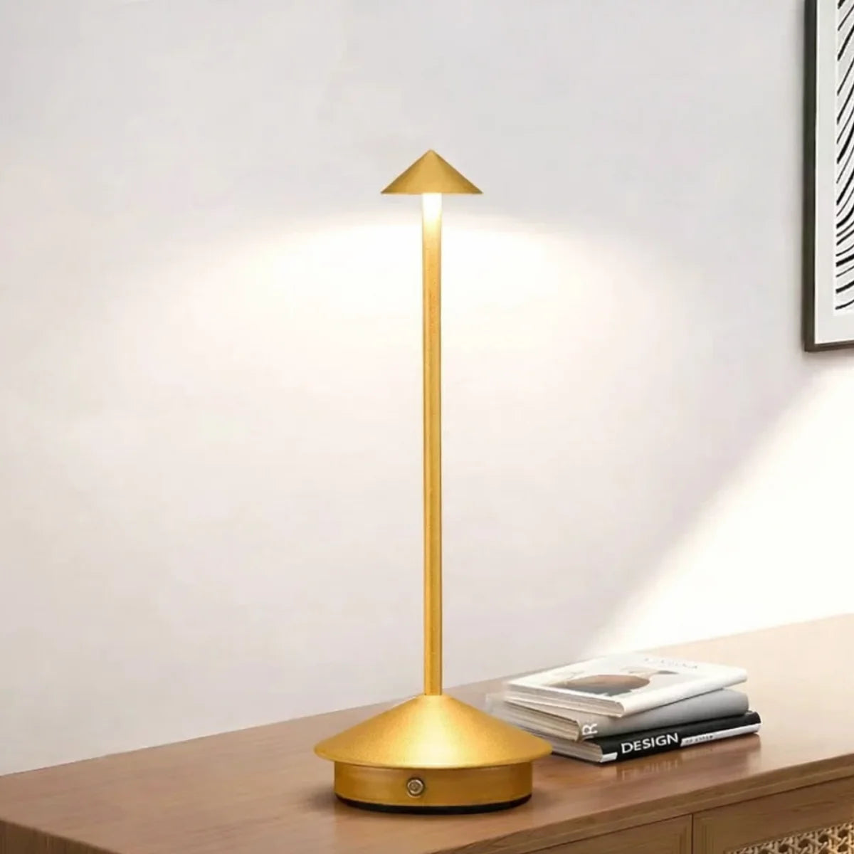 Comprar luminaria cogumelo mesa recarregável led touch 3 tons bateria portátil quarto escritório minimalista barato em promoção POLIDEIA