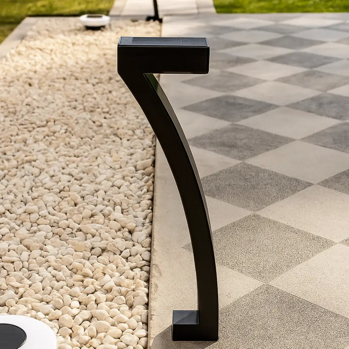 Luminária de Jardim Solar LED Formato 7 IP65