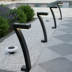 Luminária de Jardim Solar LED Formato 7 IP65