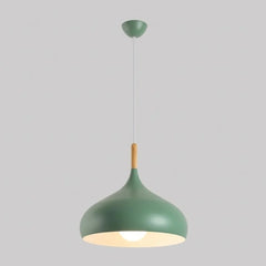  Comprar luminária pendente moderna alumínio madeira design escandinavo decorativa sala cozinha em promoção