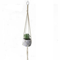 Suporte para Vaso de Plantas Macramê - Elegância e Charme na Decoração