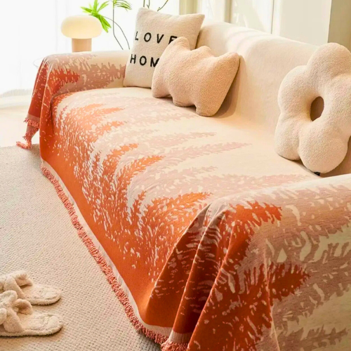 Comprar manta para sofá estampada Chenille antiderrapante decorativa proteção móveis casa sala barato promoção Polideia
