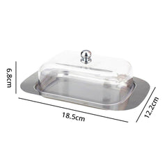 Mantegueira e Queijeira Inox com Tampa - Polideia
