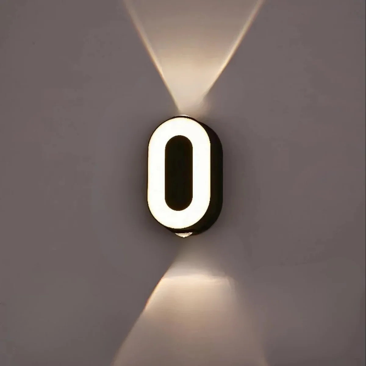 Comprar número residencial moderno de casa LED iluminado alumínio resistente água barato ou em promoção