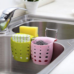 Organizador De Pia com design de malha de precisão, disponível em cores vibrantes, fácil instalação e manutenção, perfeito para manter esponjas secas e organizadas.
