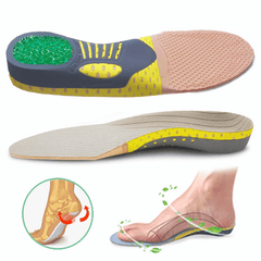 Palmilha ortopédica conforto e amortecimento para fascite plantar, pés planos e esporão.