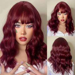 Polideia comprar melhor Peruca Lace Cabelo Curto Ondulado cabelo bob qualidade premium barato