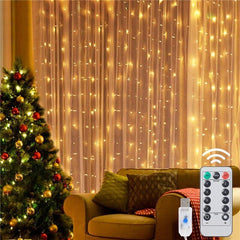 Polideia comprar melhor pisca pisca cascata cortina luz fio led 3m barato