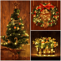 Pisca Pisca LED Natal Fadas - Polideia Pisca Pisca LED Natal Fadas - Fio Verde Colorido / 10 M