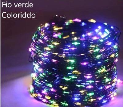 Decore com encanto! Pisca Pisca LED Natal ER CHEN: Brilho regulável, toque seguro, durável e à prova d'água.