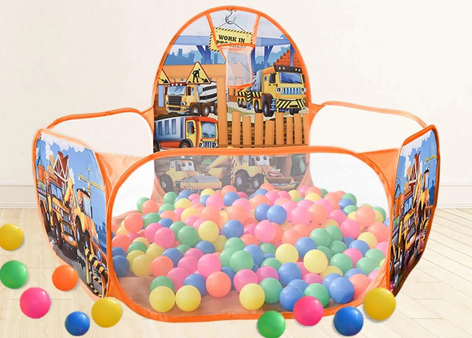 Explore o mundo de cores e diversão com nossa Piscina de Bolinha Infantil Fantástico Circo - Ideal para festas e brincadeiras ao ar livre