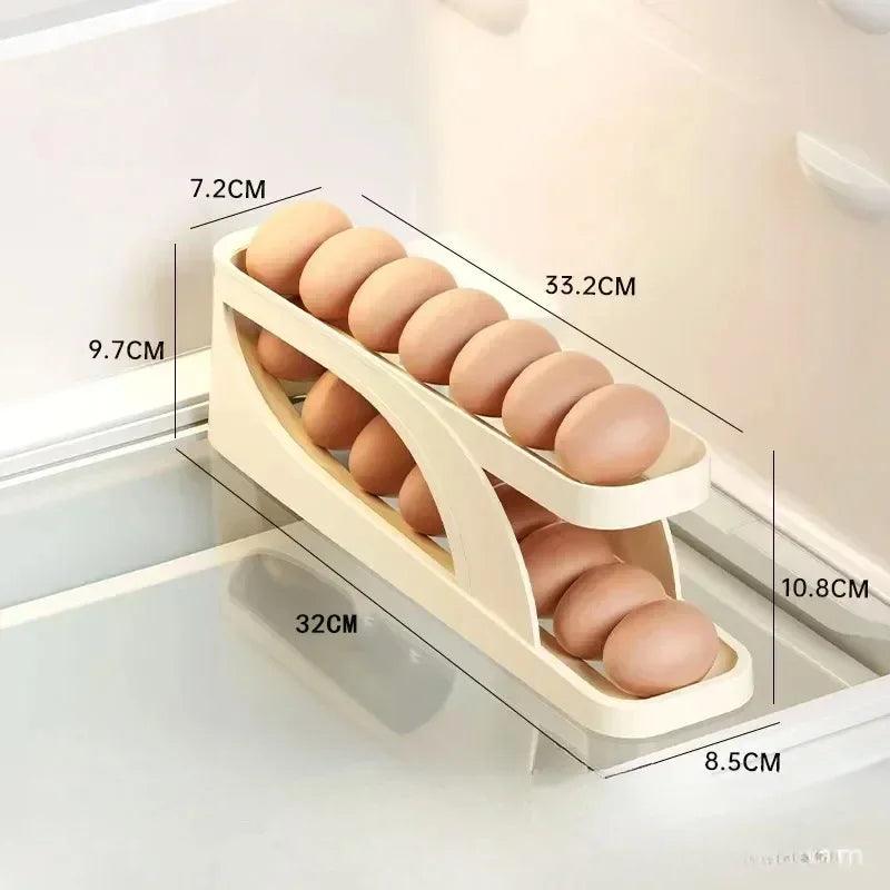 Maximize espaço com o Porta Ovos Geladeira Vertical. Design inovador para 14 ovos. Organize com facilidade e eficiência!