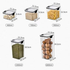 Potencialize sua organização com o Pote de Vidro Hermético. Garanta frescor e estilo para seus alimentos. Versátil, durável e funcional.