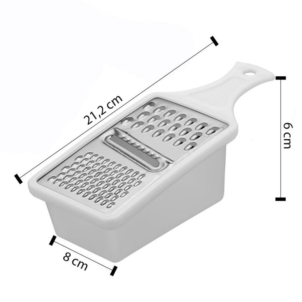 Polideia comprar melhor Ralador de Legumes e Queijo INOX  barato preço ralador de queijo com pote