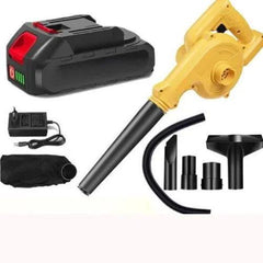Potência sem limites: Soprador de Folhas a Bateria 21V - Ideal para jardins e carros. Sem fio, com bateria de lítio de alta capacidade