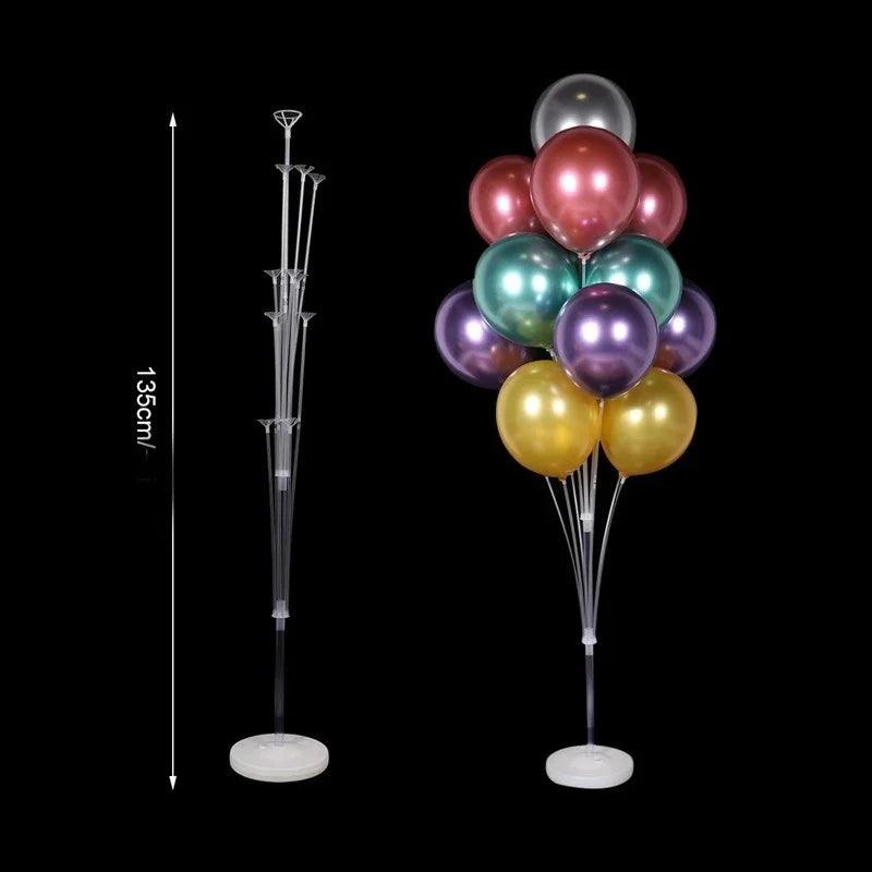 Encante com nosso Kit Suporte para Balões em Tubos - Durável, Versátil e Estável.