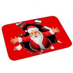 Tapete de Natal para Porta: Sinta a magia da temporada com nosso design exclusivo e conforto premium. Antiderrapante e de secagem rápida