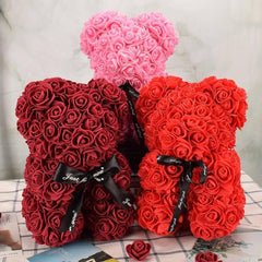 Urso de Pelúcia de Flores Teddy - Polideia