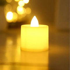 Velas LED: Ambiente seguro e encantador para decoração. Longa vida útil, sem calor excessivo. Perfeito para diversas ocasiões