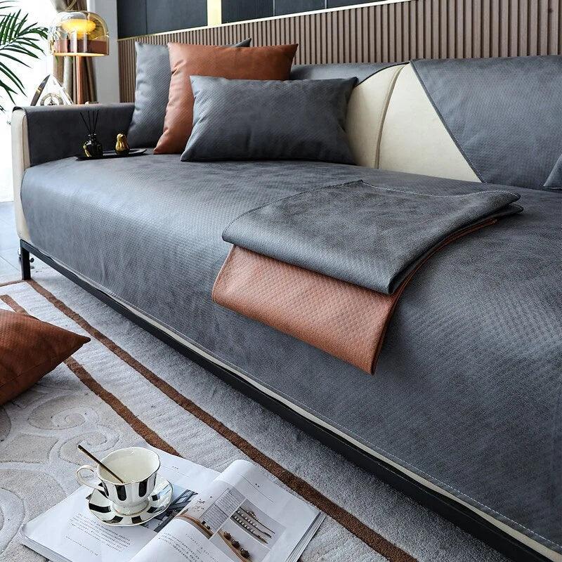 Amplie a vida útil do seu sofá com a Capa de Sofá Impermeável Courino. Estilo e proteção em um só produto.