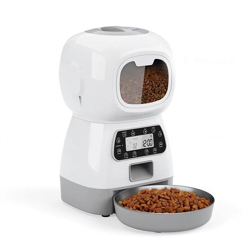 Comedor Automático para Gatos e Cachorros: Nutrição precisa e conveniência para seu pet. Programação flexível, alimentos sempre frescos.